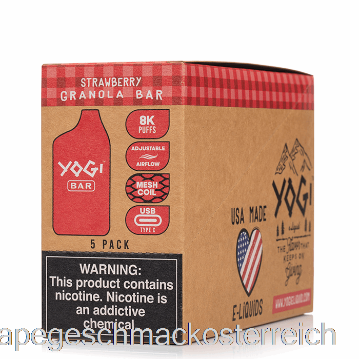 [5er-Pack] Yogi Bar 8000 Einweg-Vape-Geschmack
